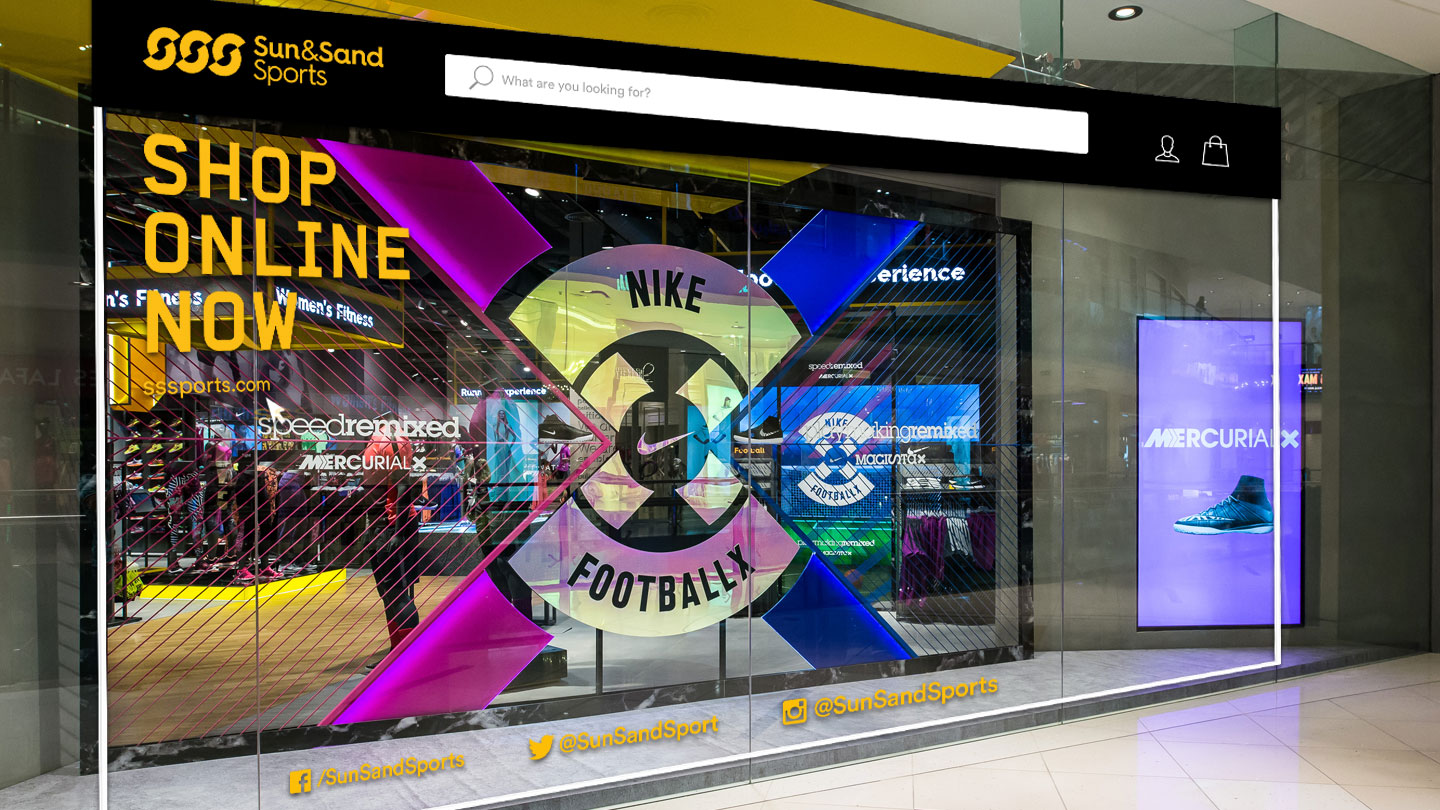 ecommerce campaign retail window